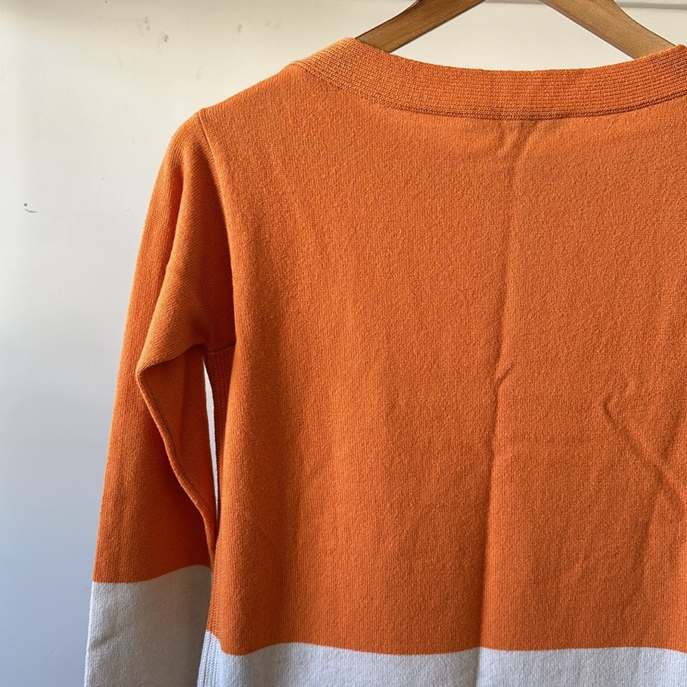 New Loro Piana 100% cashmere boatneck bateau colorblock knit pullover sweater - Picture 13 of 16